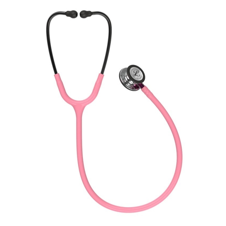 Stetoscop 3M™ Littmann® Classic III, Roz perlat, capsula oglinda (Pearl Pink/Mirror) - imagine 1