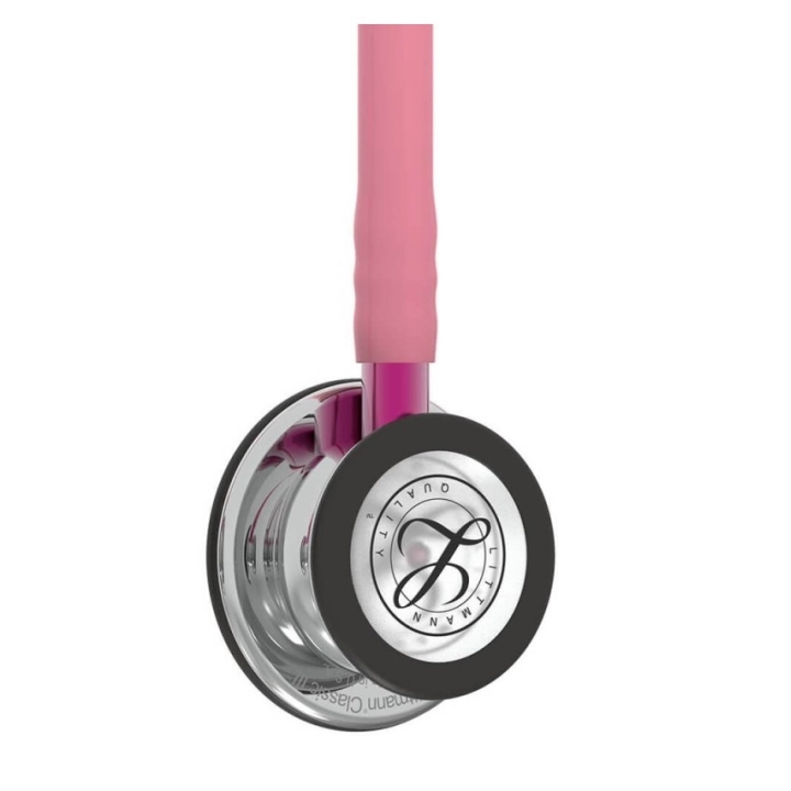 Stetoscop 3M™ Littmann® Classic III, Roz perlat, capsula oglinda (Pearl Pink/Mirror) - imagine 3