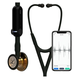 Stetoscop electronic 3M™ Littmann® CORE Digital 8870, Negru, capsula cupru (Black/Copper)