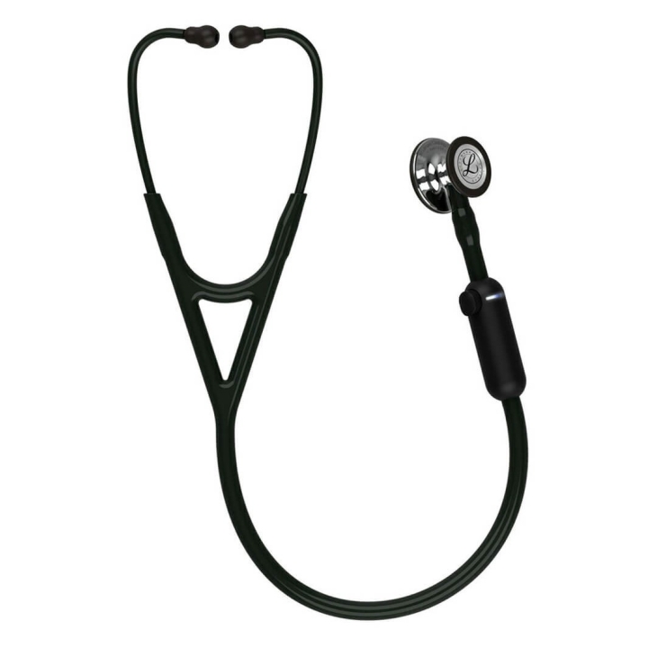 Stetoscop electronic 3M™ Littmann® CORE Digital, Negru, capsula oglinda (Black/High-Polish Mirror) - imagine 2