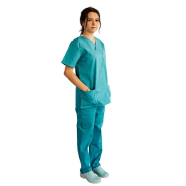 Costum medical Lotus 1, Basic 1, turcoaz