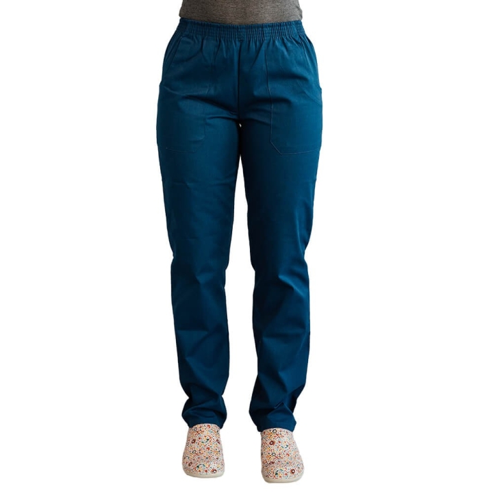 Costum medical Lotus 1, Basic 1, turcoaz inchis - imagine 5