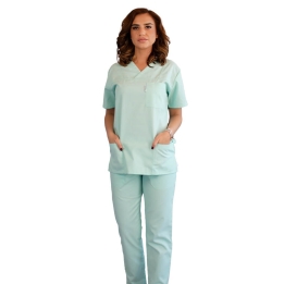 Costum medical Lotus 1, Basic 1, verde menta