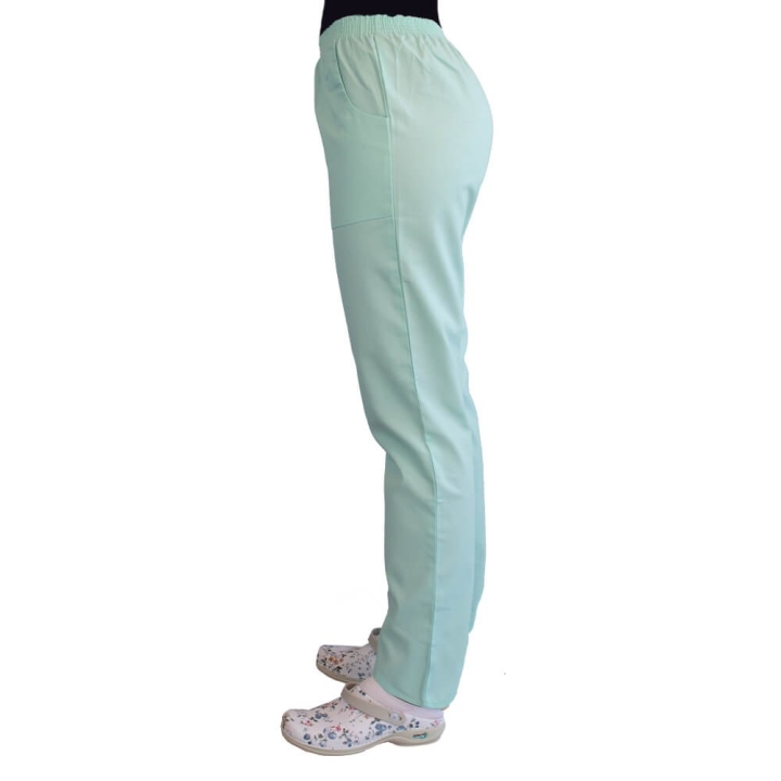 Pantalon unisex Lotus 1, cu elastic in talie - imagine 4
