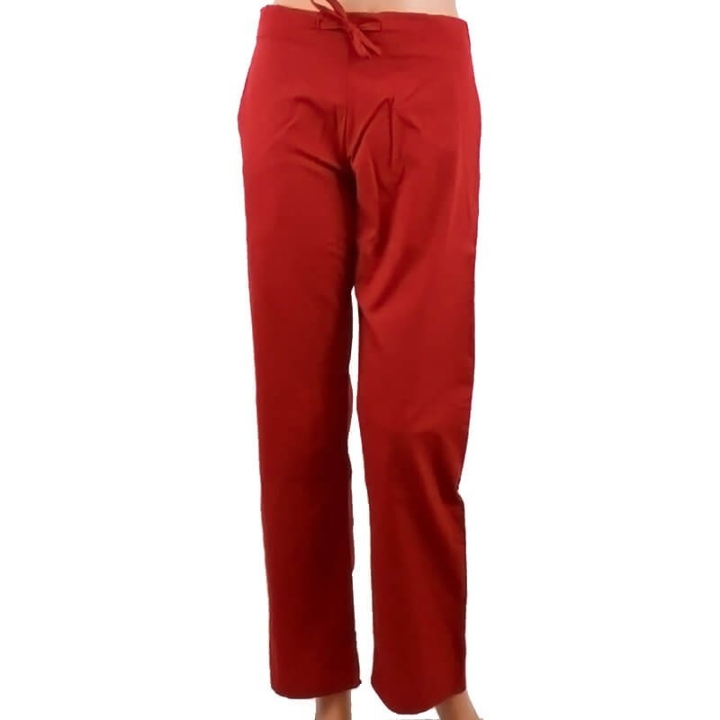 Costum medical Lotus 1, LK182 mock, rosu - imagine 3