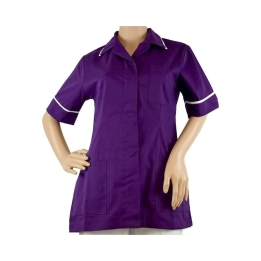 Bluza medicala capse/rever Lotus 1, LIR1, indigo