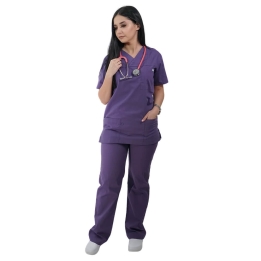 Costum medical Lotus 3, Basic 1 BBC, stretch, indigo