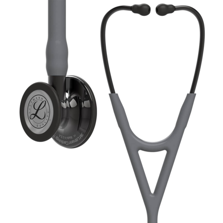 Stetoscop 3M™ Littmann® Cardiology IV, Gri, capsula fumurie (Gray/High-Polish Smoke) - imagine 2