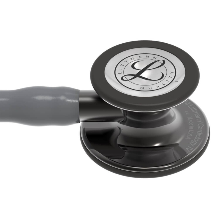 Stetoscop 3M™ Littmann® Cardiology IV, Gri, capsula fumurie (Gray/High-Polish Smoke) - imagine 3