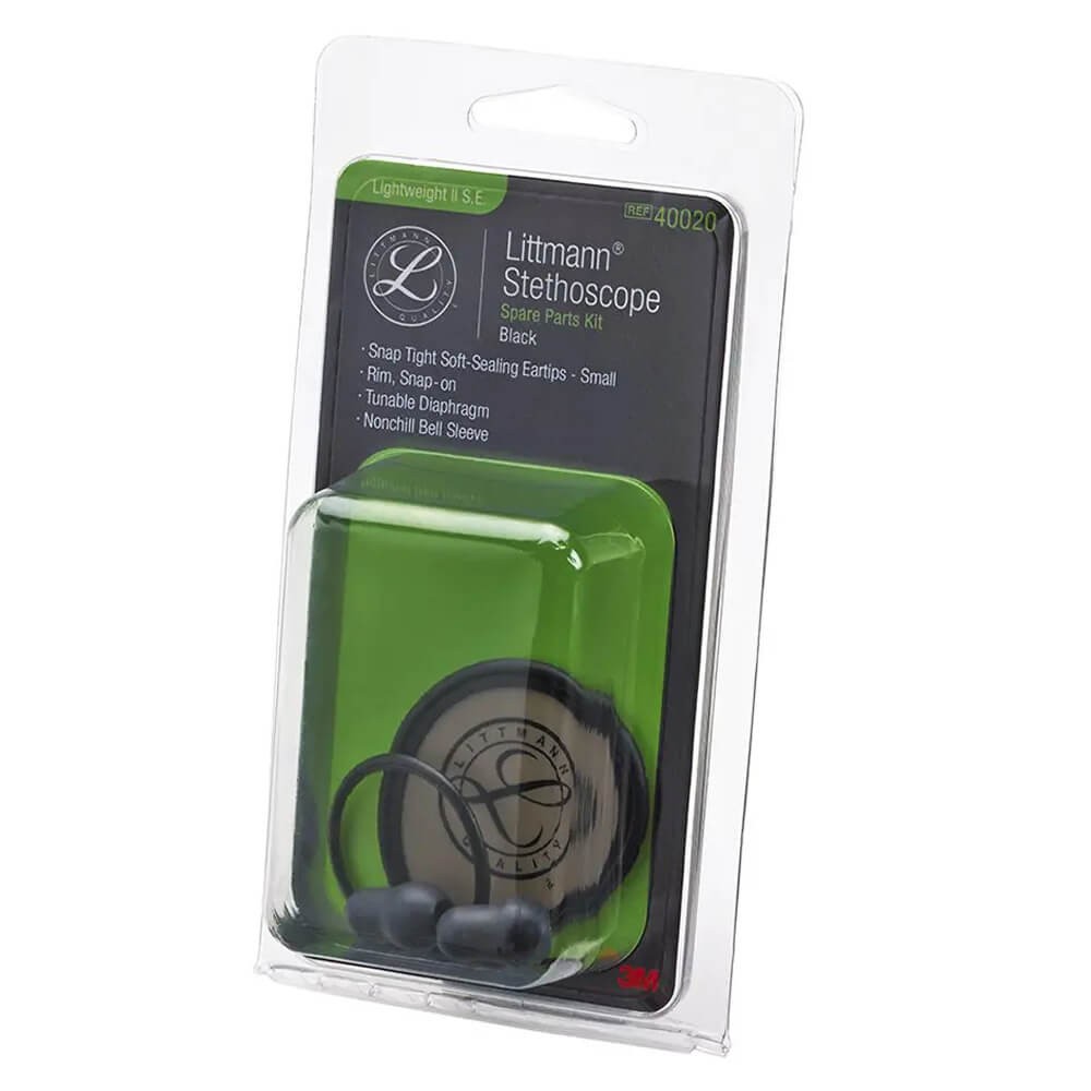 Kit de piese de schimb pentru stetoscop 3M™ Littmann® Lightweight II S.E., negru
