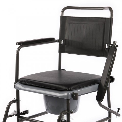 Scaun toaleta cu recipient WC si cotiere ajustabile - 02-8015C