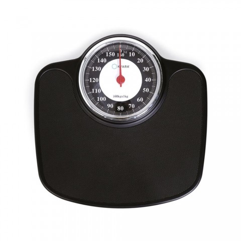 Cantar mecanic negru, cu afisaj rotund - LTK652