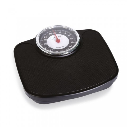Cantar mecanic negru, cu afisaj rotund - LTK652