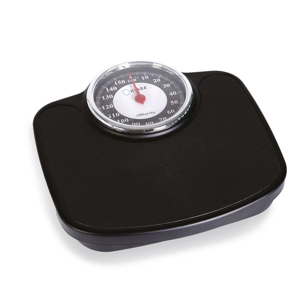 Cantar mecanic negru, cu afisaj rotund - LTK652
