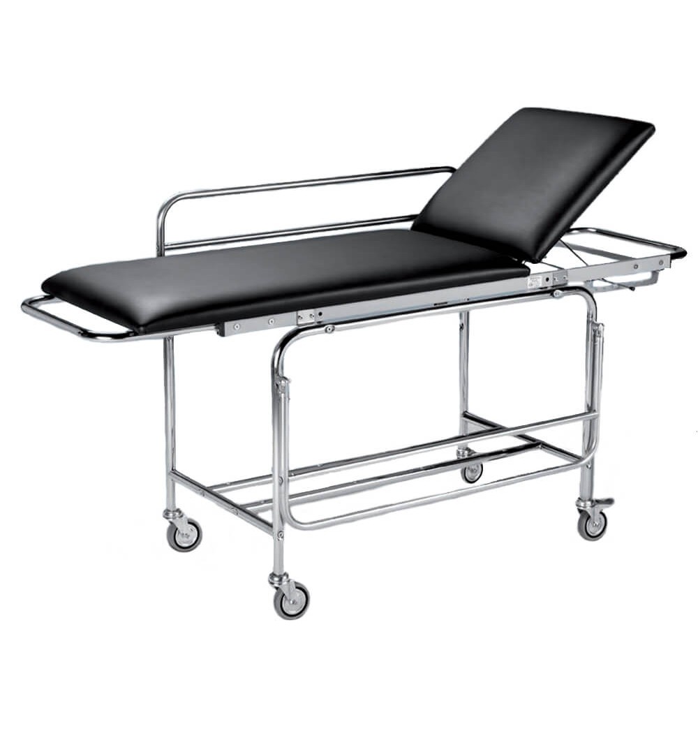 Targa transport pacient cu blat fix, spatar ajustabil si laterale - M620013
