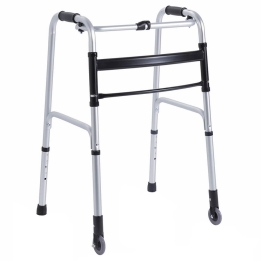 Cadru de mers pliabil, 2 roti fixe fata, spate fix - RP735