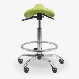 Scaun rotativ, cu suport picioare, pentru doctori - ERGO-STS-PODN