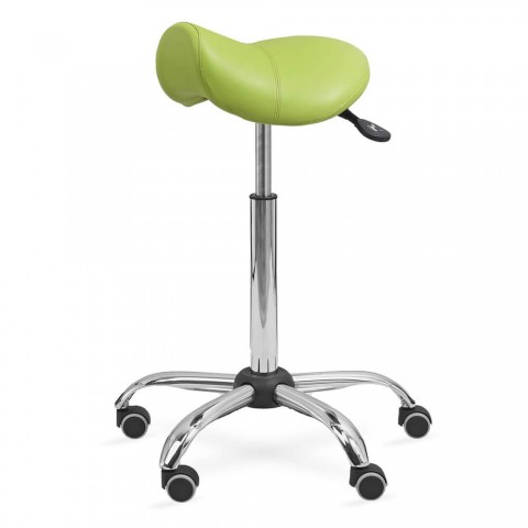 Scaun rotativ, cu suport picioare, pentru doctori - ERGO-STS-PODN