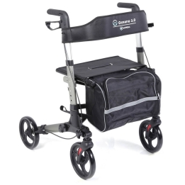 Rolator pliabil cu cadru din aluminiu vopsit, culoare argintiu - RP545G OCEANO 2.0