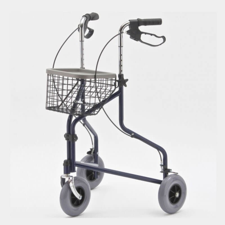 Rolator pliabil cu 3 roti, frana si cos - FS969H - imagine 1