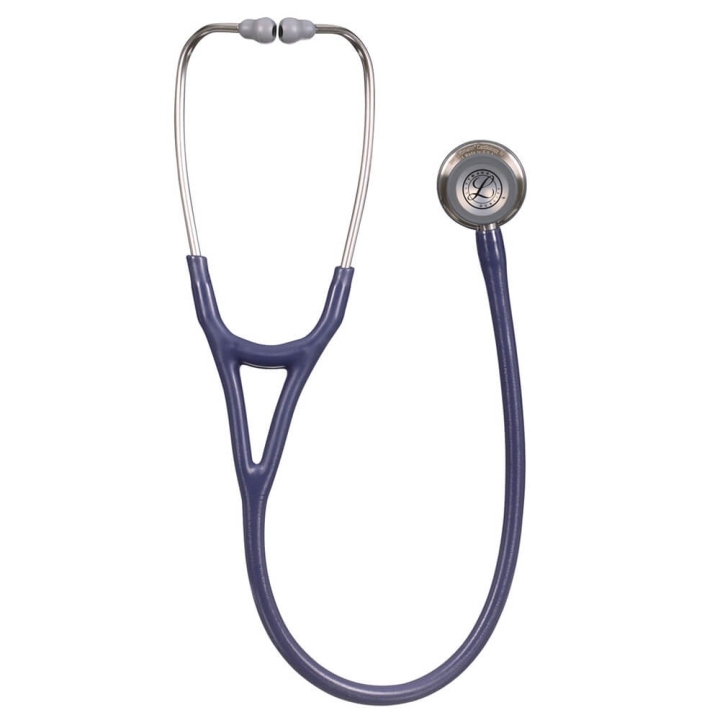 Stetoscop 3M™ Littmann® Cardiology IV, Albastru inchis, tub satinat, capsula inox (Midnight Blue/Stainless/Satin Finish) - imagine 1