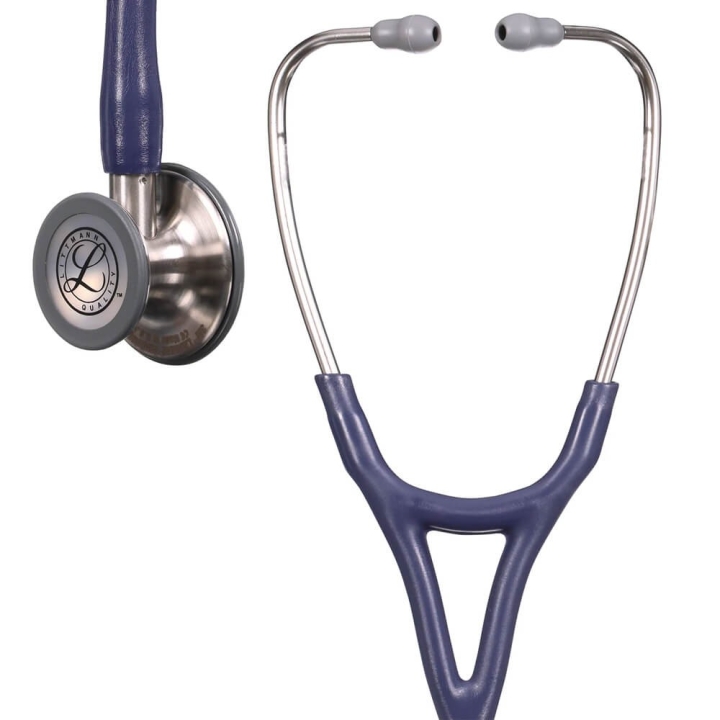 Stetoscop 3M™ Littmann® Cardiology IV, Albastru inchis, tub satinat, capsula inox (Midnight Blue/Stainless/Satin Finish) - imagine 7