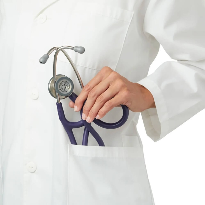 Stetoscop 3M™ Littmann® Cardiology IV, Albastru inchis, tub satinat, capsula inox (Midnight Blue/Stainless/Satin Finish) - imagine 8
