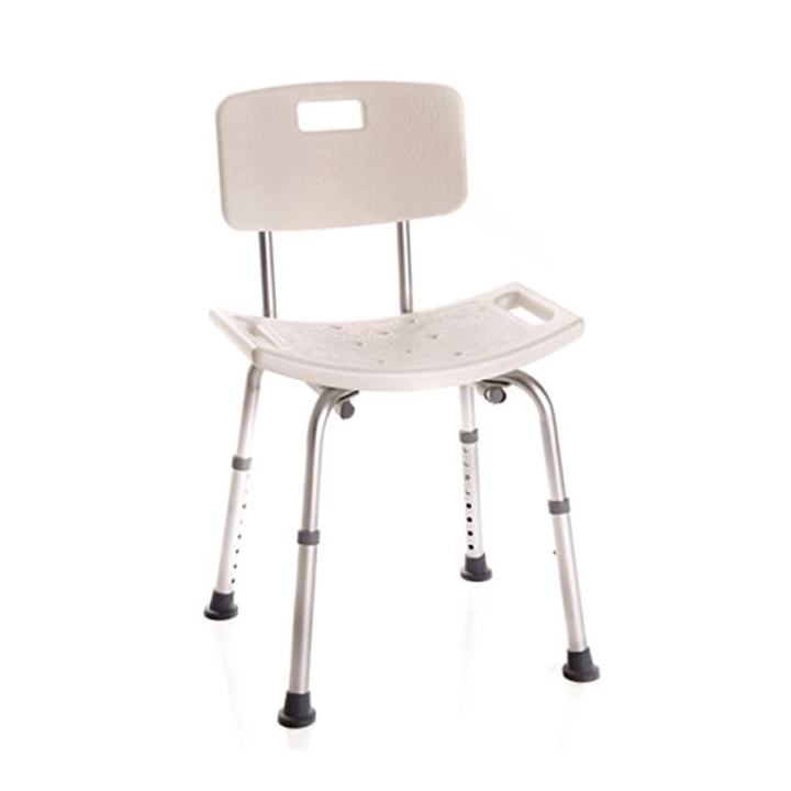 Scaun de baie dreptunghiular cu spatar si inaltime reglabila - RS829 - imagine 1