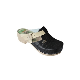 Saboti medicali Leon PU158, negru