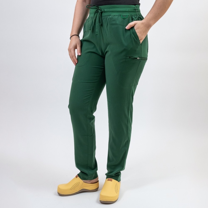 Costum medical Lotus Flex, stretch, verde hunter, TS-NP10 TS-SP3 - imagine 12