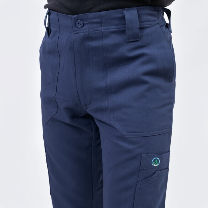 Pantaloni medicali Lotus Flex, stretch, pentru barbati, bleumarin, TRS-KH2 - imagine 9
