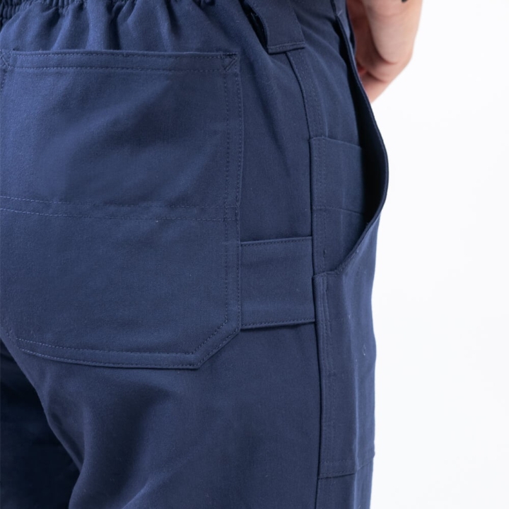 Pantaloni medicali Lotus Flex, stretch, pentru barbati, bleumarin, TRS-KH2 - imagine 10