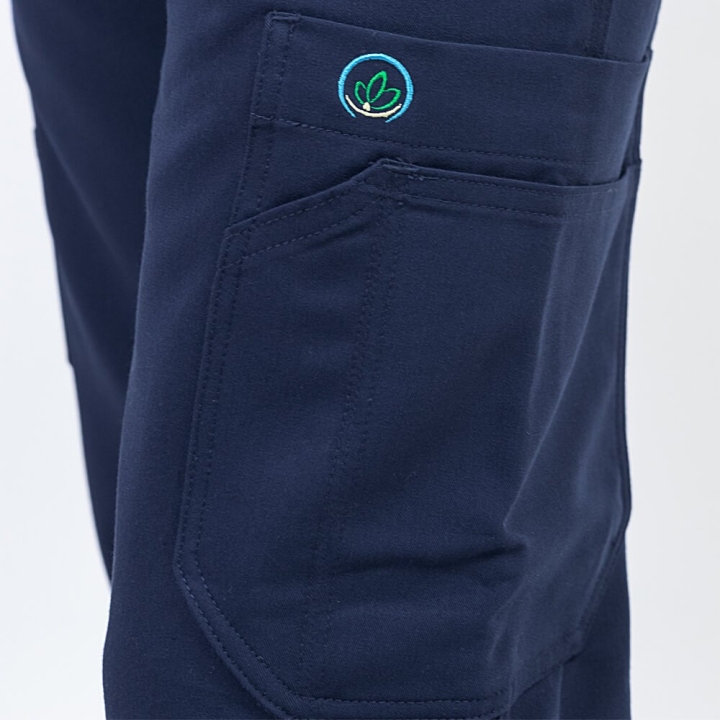 Pantaloni medicali Lotus Flex, stretch, pentru barbati, bleumarin, TRS-KH2 - imagine 11