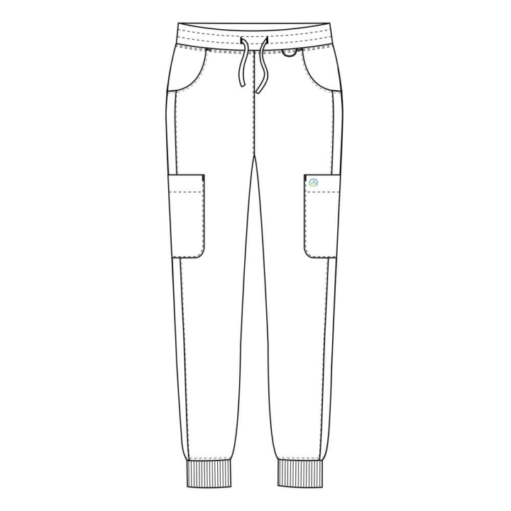 Costum medical Lotus Flex, stretch, verde hunter/negru, CVC-NP1 TS-SP4 - imagine 15