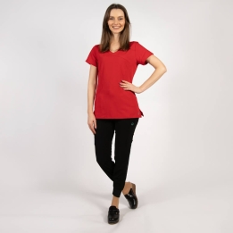 Costum medical Lotus Flex, stretch, rosu/negru, TRS-NP13 TRS-SP4-V3