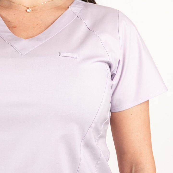Costum medical Lotus Flex, stretch, mov deschis, CVC-NP4 CVC-SP2 - imagine 7