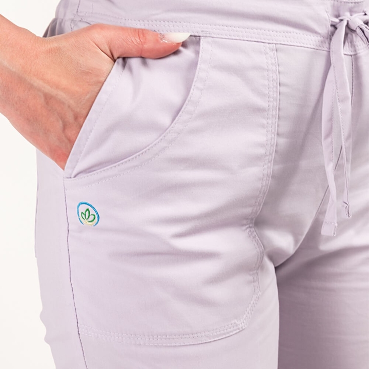 Costum medical Lotus Flex, stretch, mov deschis, CVC-NP4 CVC-SP2 - imagine 13