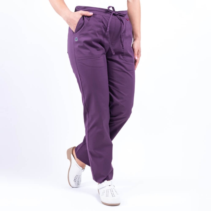 Costum medical Lotus Flex, stretch, visiniu, CVC-NP3 CVC-SP2 - imagine 10