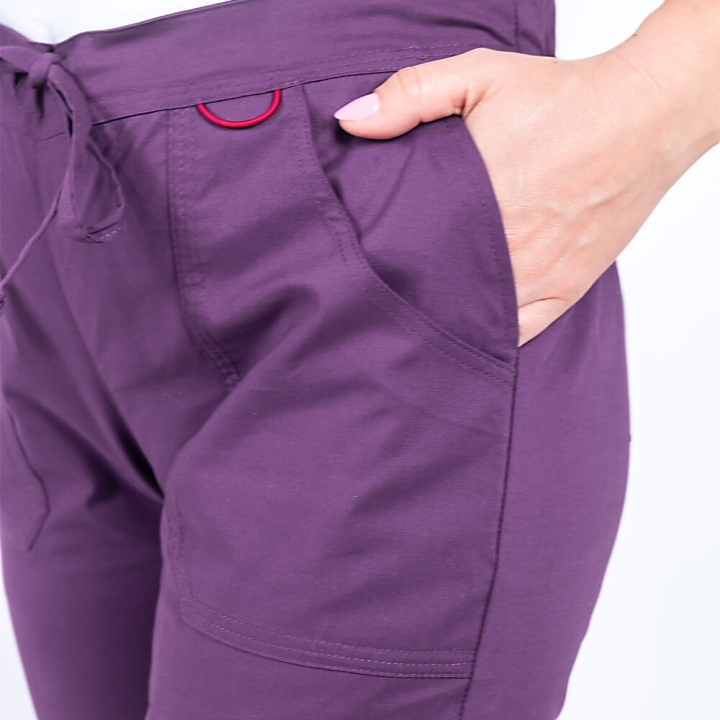 Costum medical Lotus Flex, stretch, visiniu, CVC-NP3 CVC-SP2 - imagine 14