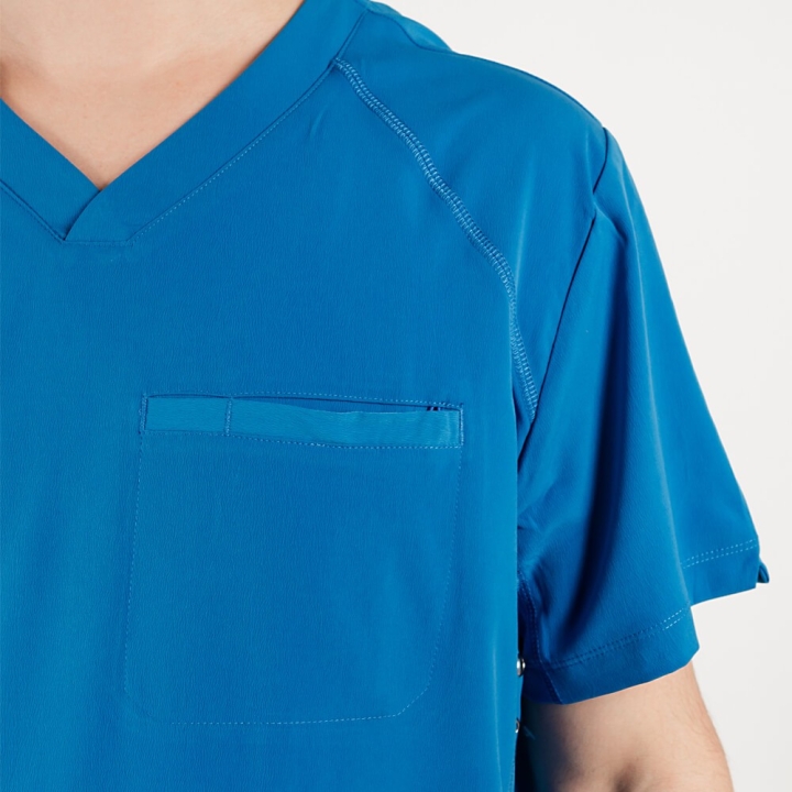 Bluza medicala Lotus Flex, stretch, albastru royal, TS-NP9 - imagine 4