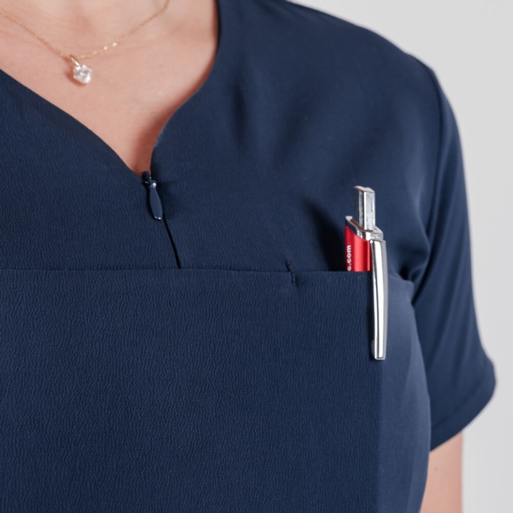 Costum medical Lotus Flex, stretch, bleumarin, TS-NP10 TS-SP3 - imagine 4