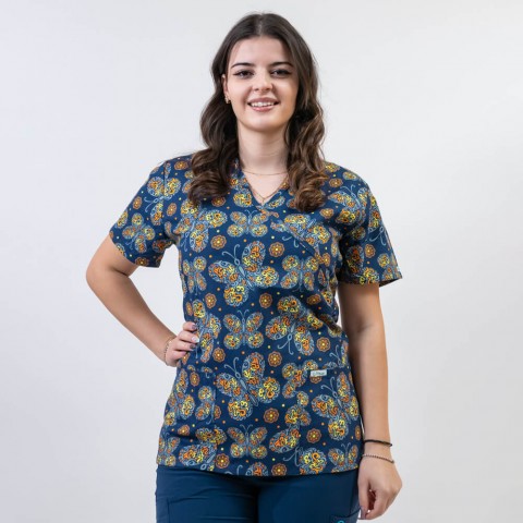 Bluza medicala imprimata...