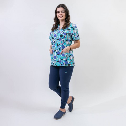 Costum medical cu bluza...