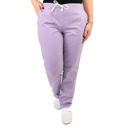 Pantalon unisex Lotus 1, cu snur, lila