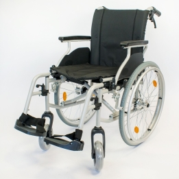 Carucior cu rotile, transport pacienti, cu frana la maner - YJ-AL001D