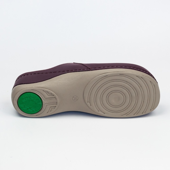 Saboti medicali Leon 930 Bakkar, de dama, din piele, bordo mat - imagine 4