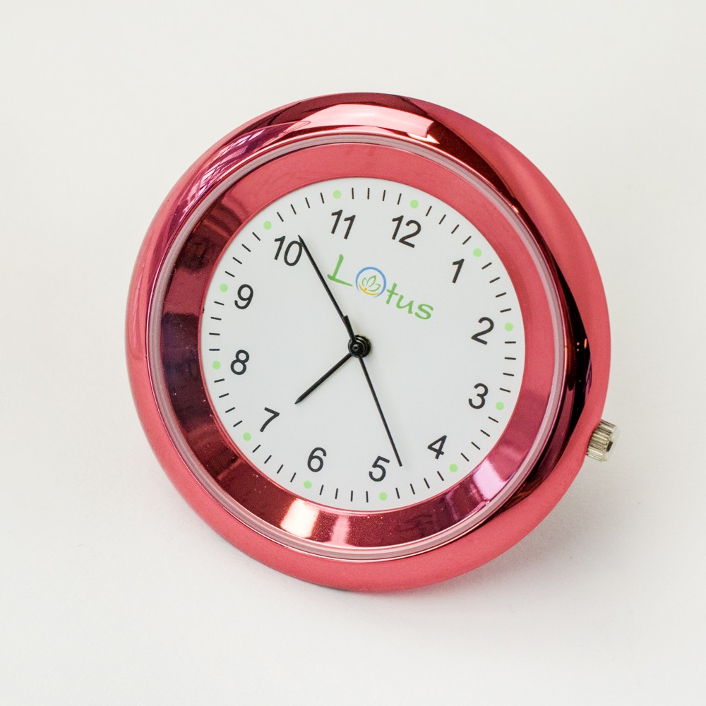 Ceas pentru doctori, cu prindere pe stetoscop, Lotus, rosu