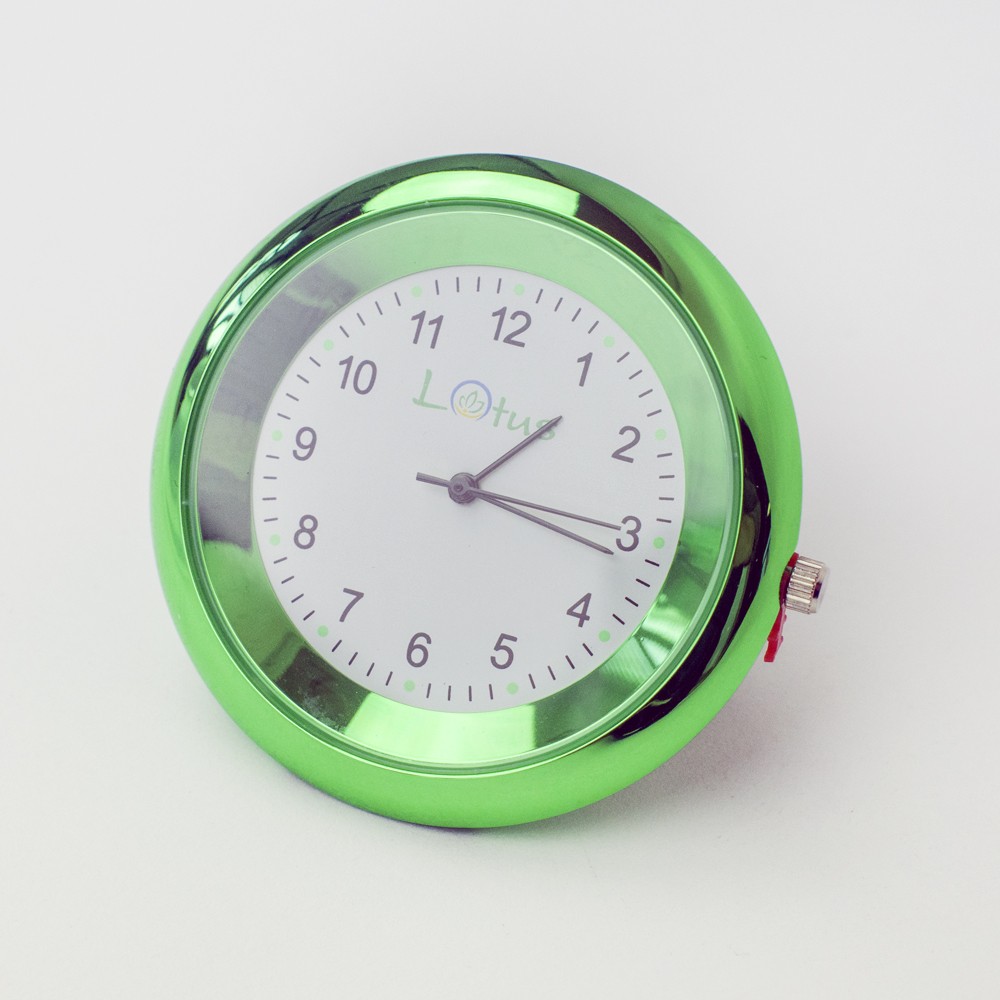 Ceas pentru doctori, cu prindere pe stetoscop, Lotus, verde
