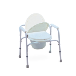 Scaun WC de camera 4 in 1, din otel vopsit - TCM810
