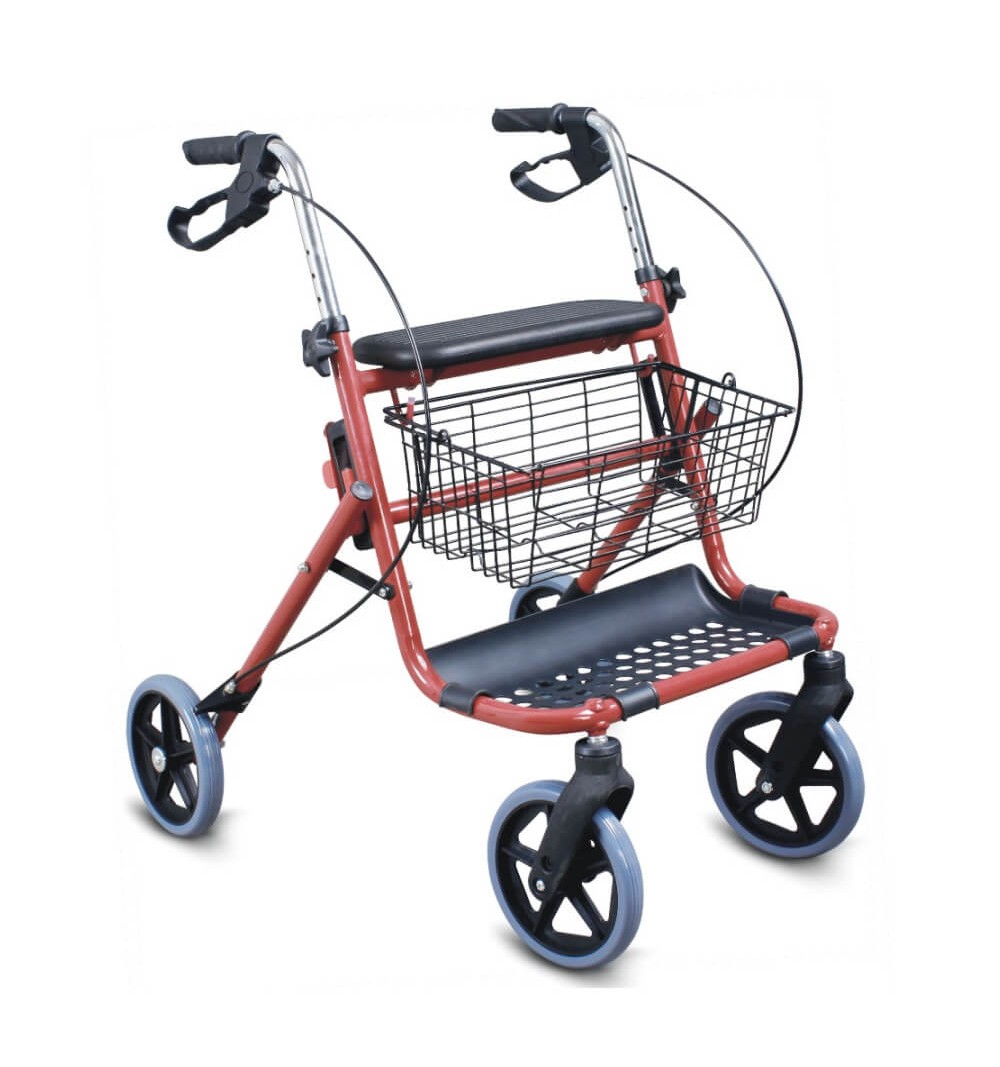 Rolator pliabil cu 4 roti, frana, scaun si cos - FS914H-1